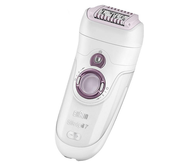 Braun Depilator silk-epil 7 7951 W&D skinspa biało-fioletowy - 149288 - zdjęcie